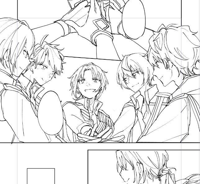 ペン入れ始めた!
 #進捗ノート https://t.co/fLHdTYRzpM 