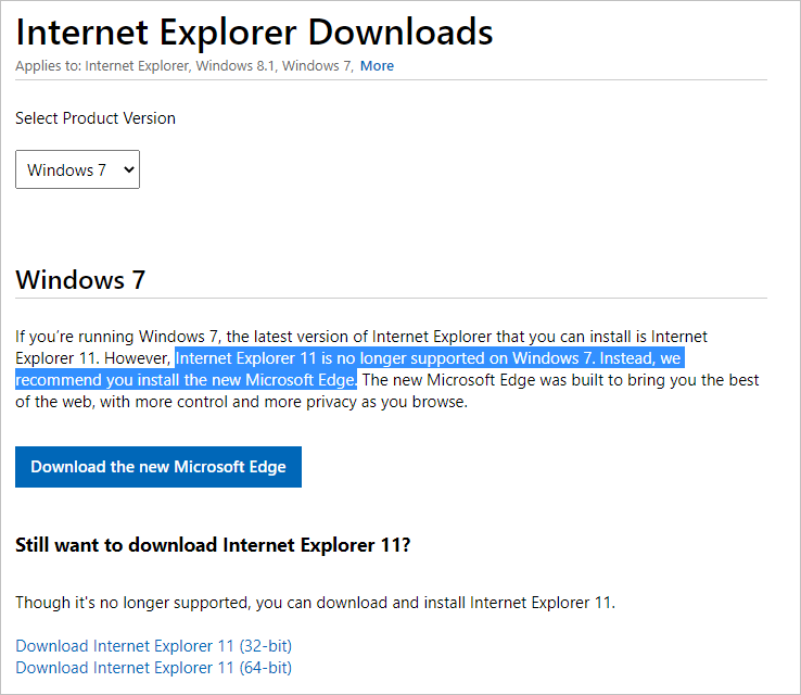 Microsoft Internet Explorer 11 For Windows 7 64 Bit Download لم