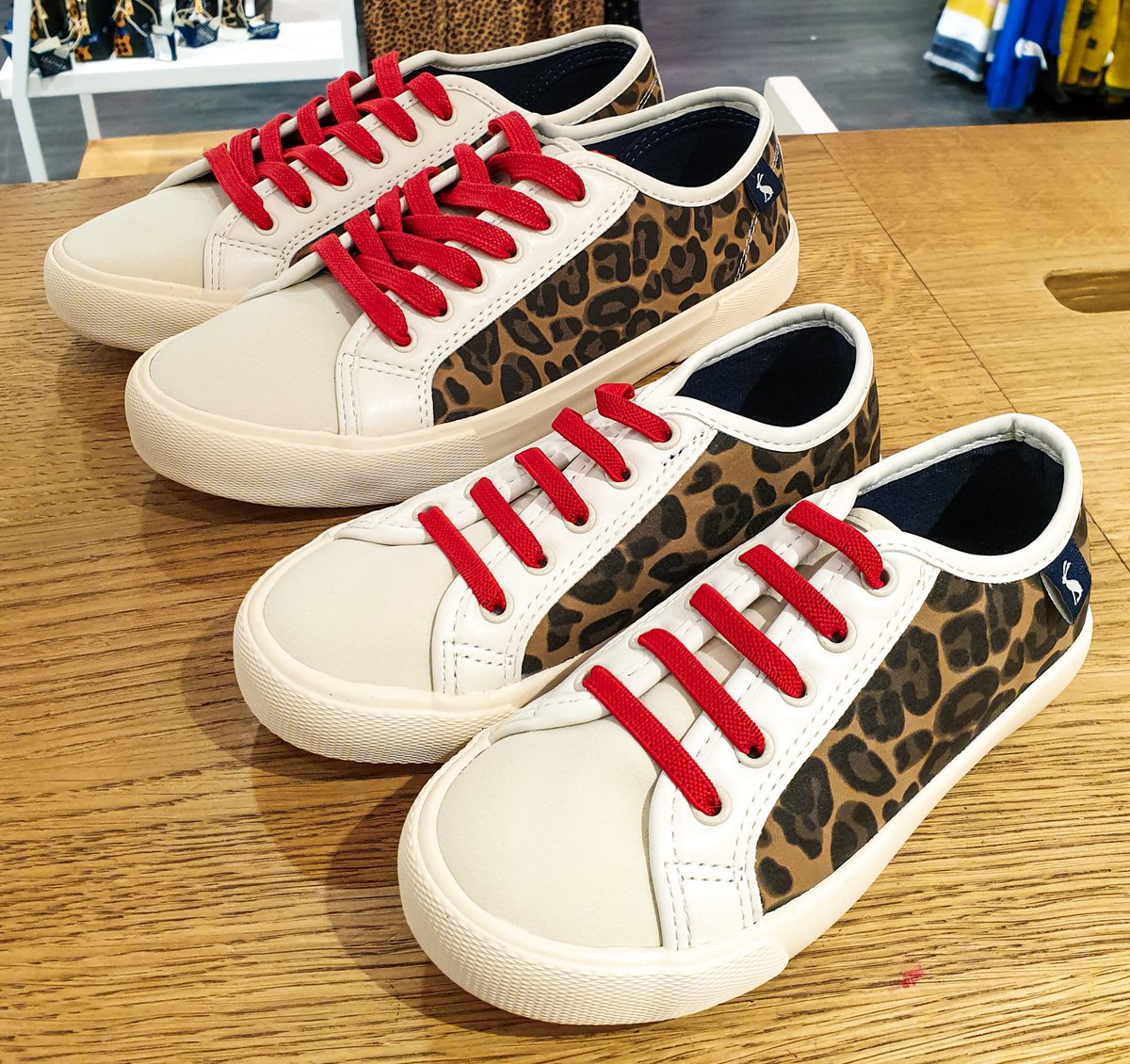 joules leopard print pumps