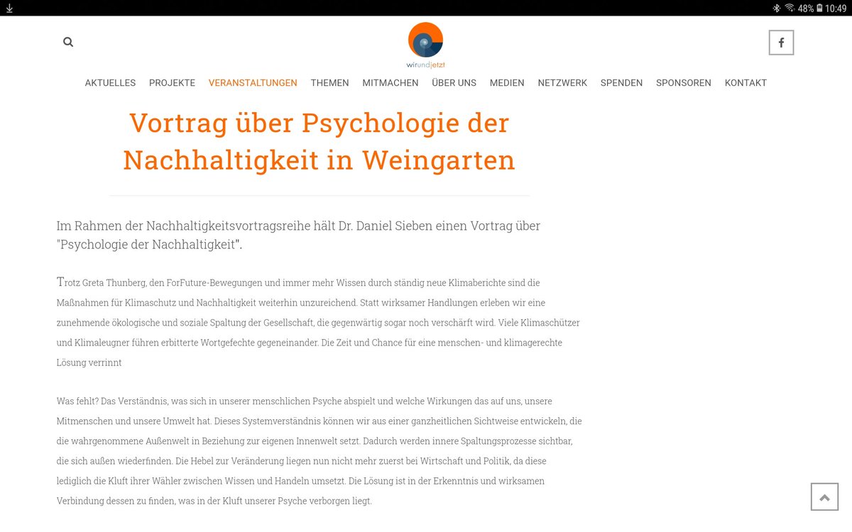 Daniel Sieben - Nachhaltiger Bewusstseinswandel tweet media