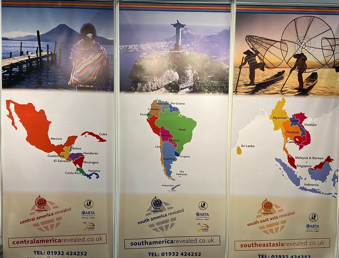 RevealedTravel's tweet photo. We have received very positive comments on the new look to our stand at Destinations: The Holiday and Travel Show at EventCity Manchester. It is the last day today but we'll be at Olympia at the end of the month. #RevealedTravel #DestinationsShow https://t.co/EvsL2zDzOh