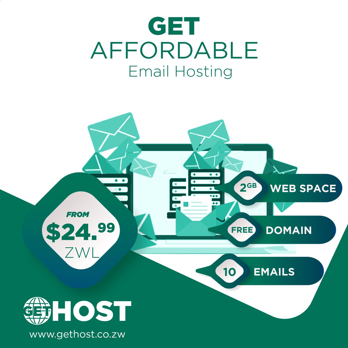 gethost_zw's tweet photo. Get affordable custom emails for your business with a free .co.zw domain
visit https://t.co/ACdPsG7qC7 or DM us for more info.
#redmarketsunday @iMisred #gethost https://t.co/78IVK87Fbf