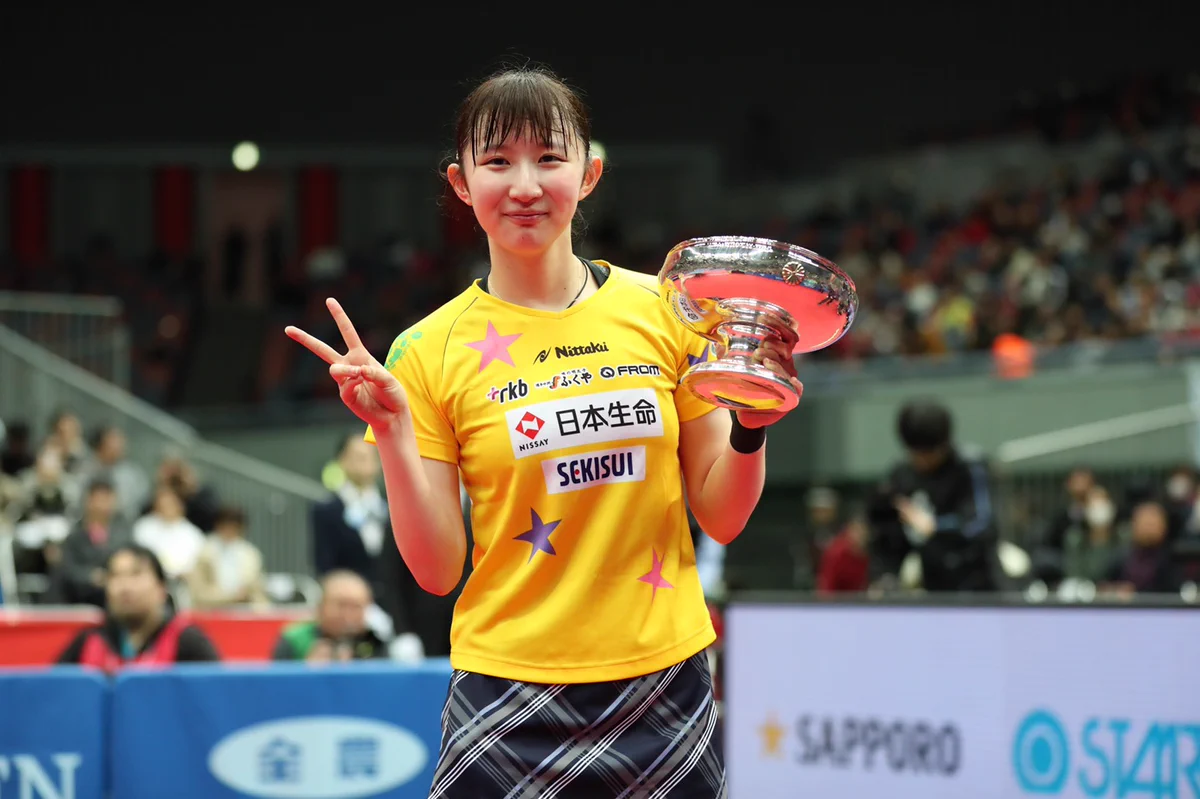 卓球「早田ひな」選手が全日本選手権で快挙を達成しました！！！