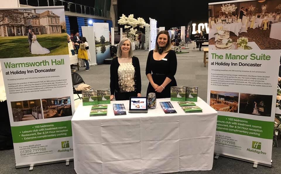 Fab day for the HI Doncaster team at the #Doncaster Dome Wedding Fayre today 💚 #weddingvenue #doncasterisgreat #weddings