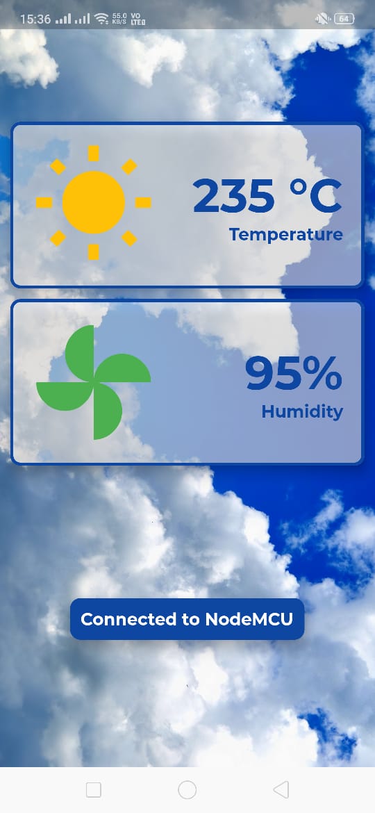 debdutgoswami's tweet photo. A pretty good #Flutter app showing the temperature and humidity from the #dht11 sensor through @Firebase real-time database.
@gdgkolkata @WTMKolkata @thingqbator https://t.co/ayyx861U8V
