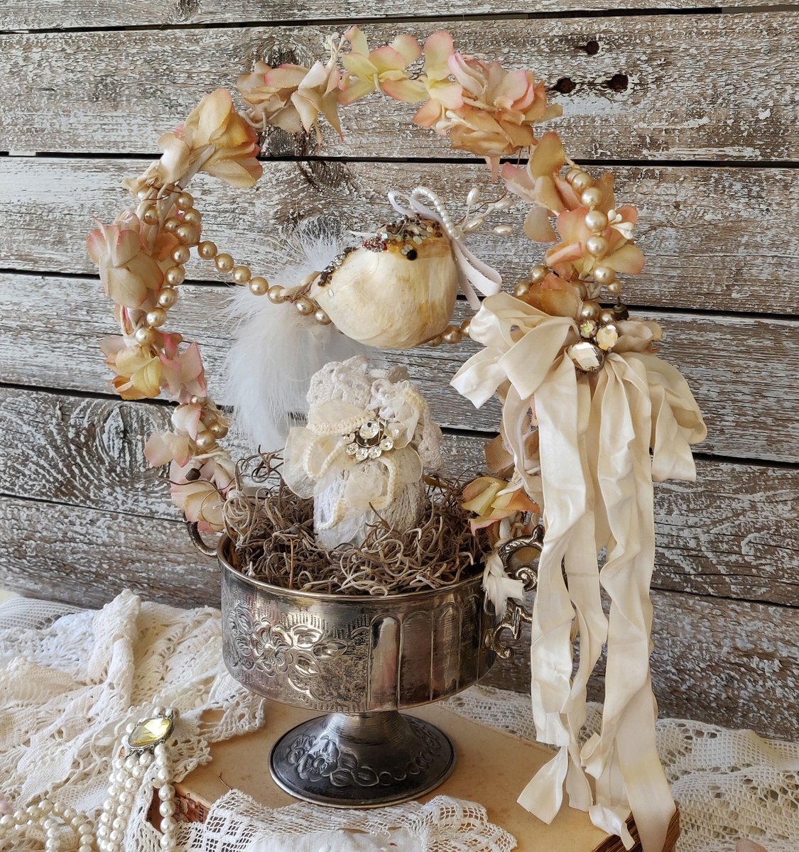 vintageshopcrtn's tweet photo. #shabbychic #easter #spring #easterdecor #bird #birddecor #nest #handmade #flowers #pearls #easterdecorations #springdecor #tablecenterpiece #shabbychicdecor #shabbydecor #shabbyeaster #etsy #etsyshop #etsyseller #etsyfinds #handmadehour #springtimebirds https://t.co/Pjwpk4LInI https://t.co/E3Khn0gnJx