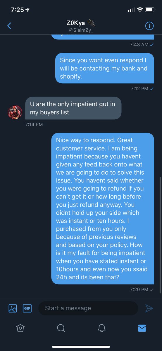 WiseManChaos's tweet photo. After two days of bullshit arguing with @SlaimZy_ to get my code I finally got them. But this is a thread of conversations on how awful they treat people. #ZKLegit #zksales https://t.co/bXbHJxddAm