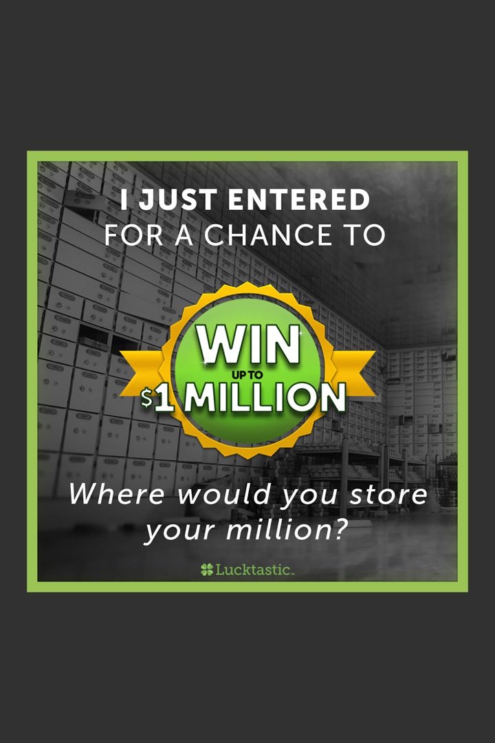 spidermandancer's tweet photo. I just entered for a chance to win up to $1 million, where would you store your million? https://t.co/LLGrFwzONb https://t.co/JURHgo0jdc