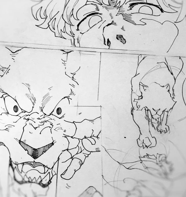@lal_fwa 必殺ラフとペン入れが混在ディメンション 