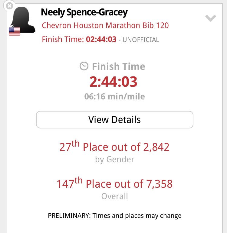 CentralPARunner's tweet photo. In her return to racing, ⁦@neelysgracey⁩ hits the qualifying standard for the 2020 US Olympic Trials. Congrats Neely!! https://t.co/lKBdUJeTKS