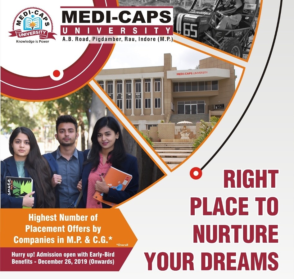 Medicaps_Indore's tweet photo. Join courses of your choices and device your own path towards degree using #cbcs
#choicebasedcreditsystem
Join now
UG/PG/Ph.D. Programs at #medicapsuniversity
#earlybirdadmissions
#admission2020
#indore #university #education #bestplacements #academics
#bestranking #toprank https://t.co/mzyBASWyFe