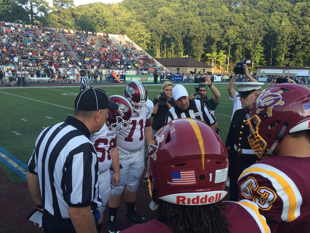 EliteSportsCast's tweet photo. Interesting facts: The Bluefield Beavers have played in 1,036 games(8th in state) winning 683 games(3rd in state) with current head coach Fred Simon winning almost 300 of them, while The Graham G-Men have played in 952 games(22 in state) winning 543 games(18th in state). https://t.co/MXgKYTagpU