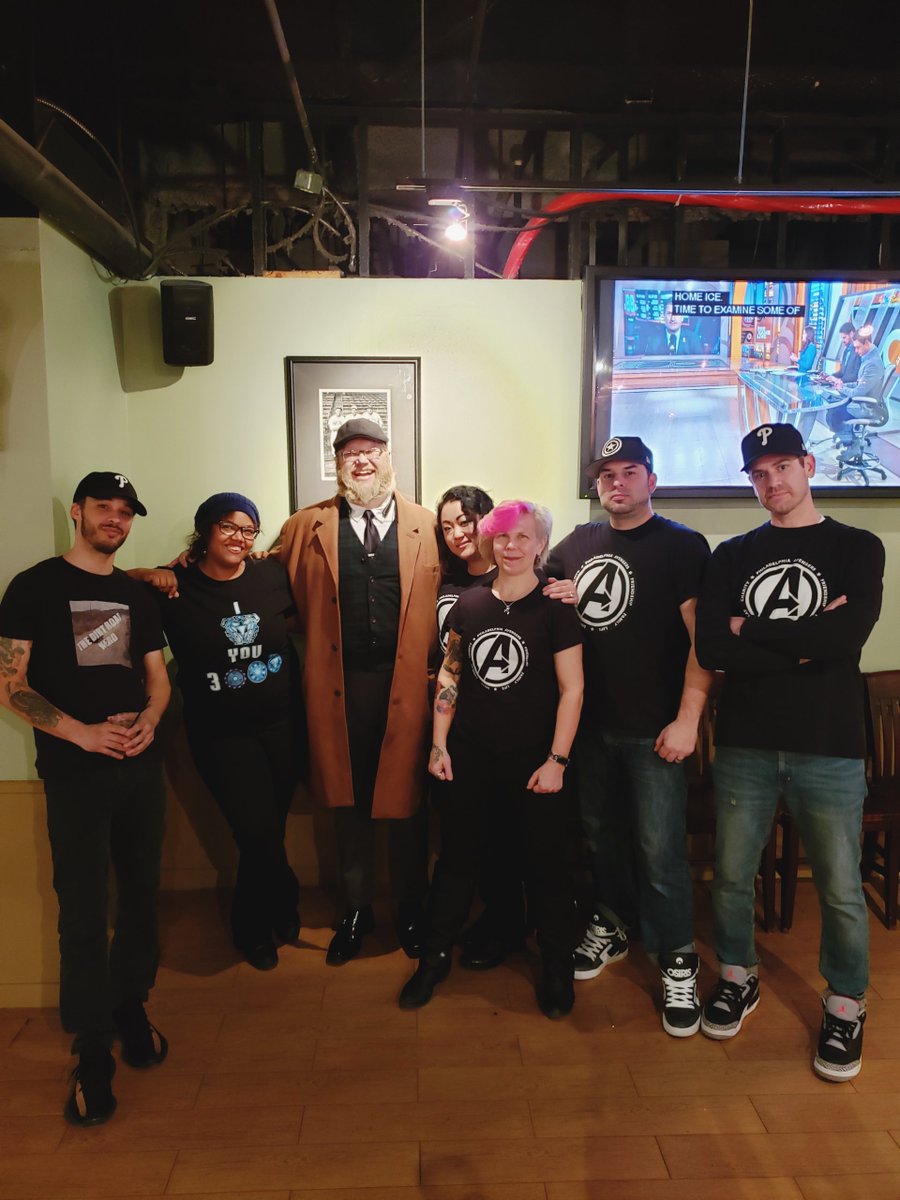 AvengersPhilly's tweet photo. @KeystoneComiCon thanks for the awesome kick off party and prizes, we can't wait until August! Who else is excited for #keystonecomiccon
#phillyavengers #philadelphiaavengers #withgreatcosplaycomesgreatresponsibility #cosplayforacause https://t.co/WDyQvgsQm9