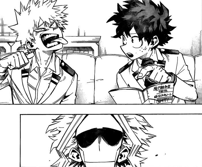 ✣ wow this page was lowkey so soft 😭 “I never thought the day would come where I could speak so naturally with Kacchan.” My WHOLE HEART