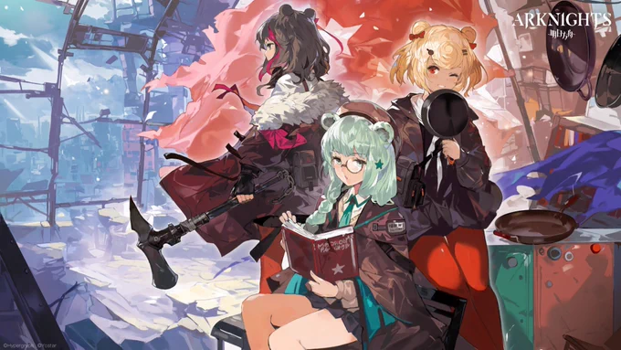 Illustration for #Arknights 
Congratulation on release !! 
