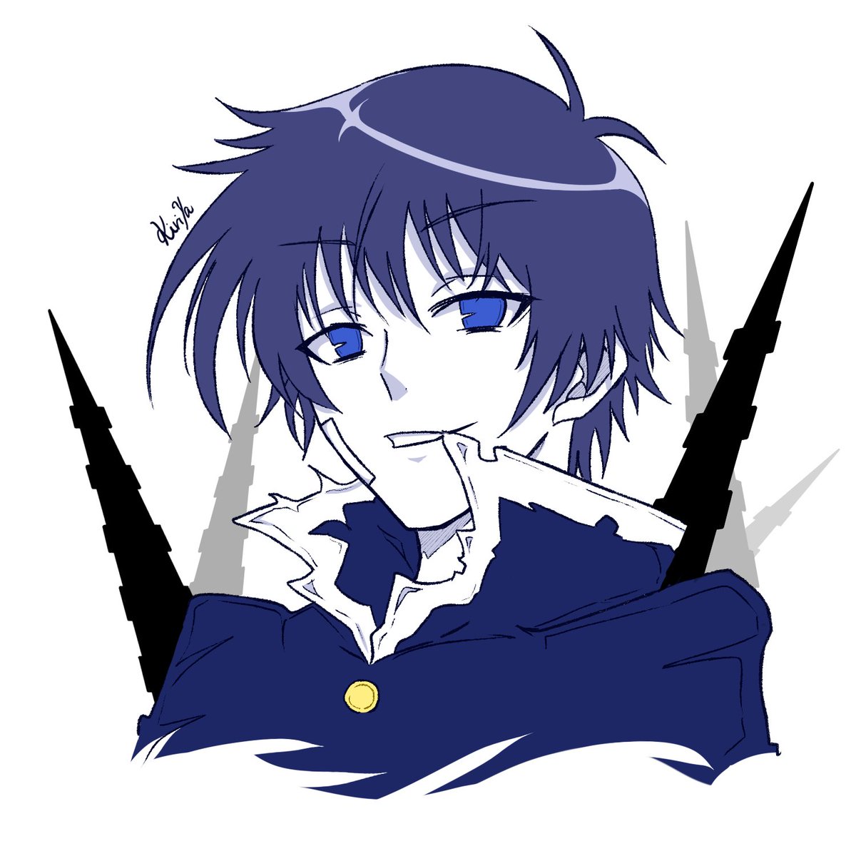 推し当てクイズありがとう リクエスト 球磨川禊 Kg 2kiro ちゃん 斬夜𓅪ᴋɪʀɪʏᴀのイラスト