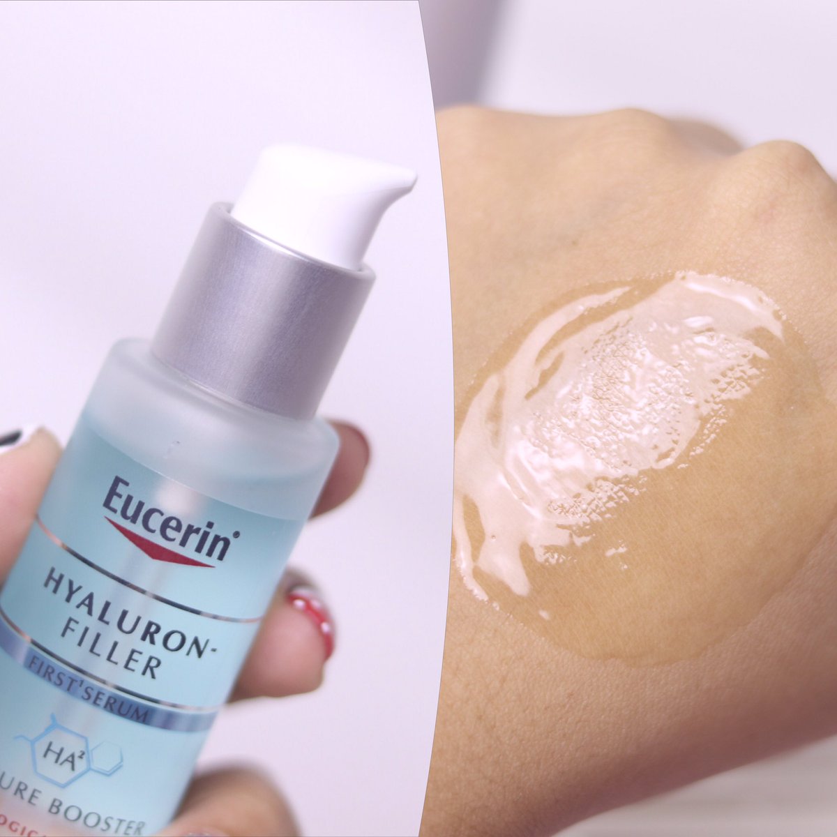 pikulham's tweet photo. เห็นไฮยาลูรอนไม่ได้ต้องพุ่งชน มาค่ะะะ ยูเซอรีนตัวใหม Eucerin Hyaluron First Serum ไฮยาจัดเต็มจุกๆ 3 เท่า เนื้อเป็นเจลลี่ใสๆ ใครผิวแห้ง ผิวขาดน้ำ ต้องมีติดบ้านไว้เลย ชอบที่ทาตอนกลางคืนตื่นเช้ามาผิวนุ่มชุ่มฟูขึ้นมาก #HyaJelly #JellyLockTechnology #ผิวอิ่มฟูแน่นเด้งต้องพิสูจน์ได้ https://t.co/IsYpkfNRzj