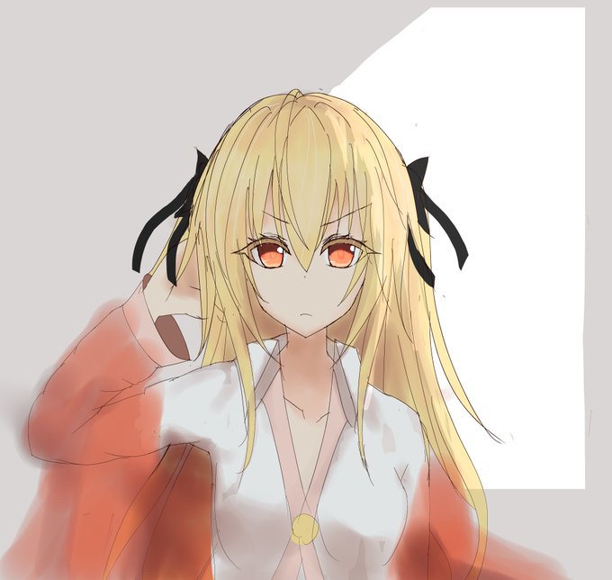 金髪赤目のtwitterイラスト検索結果