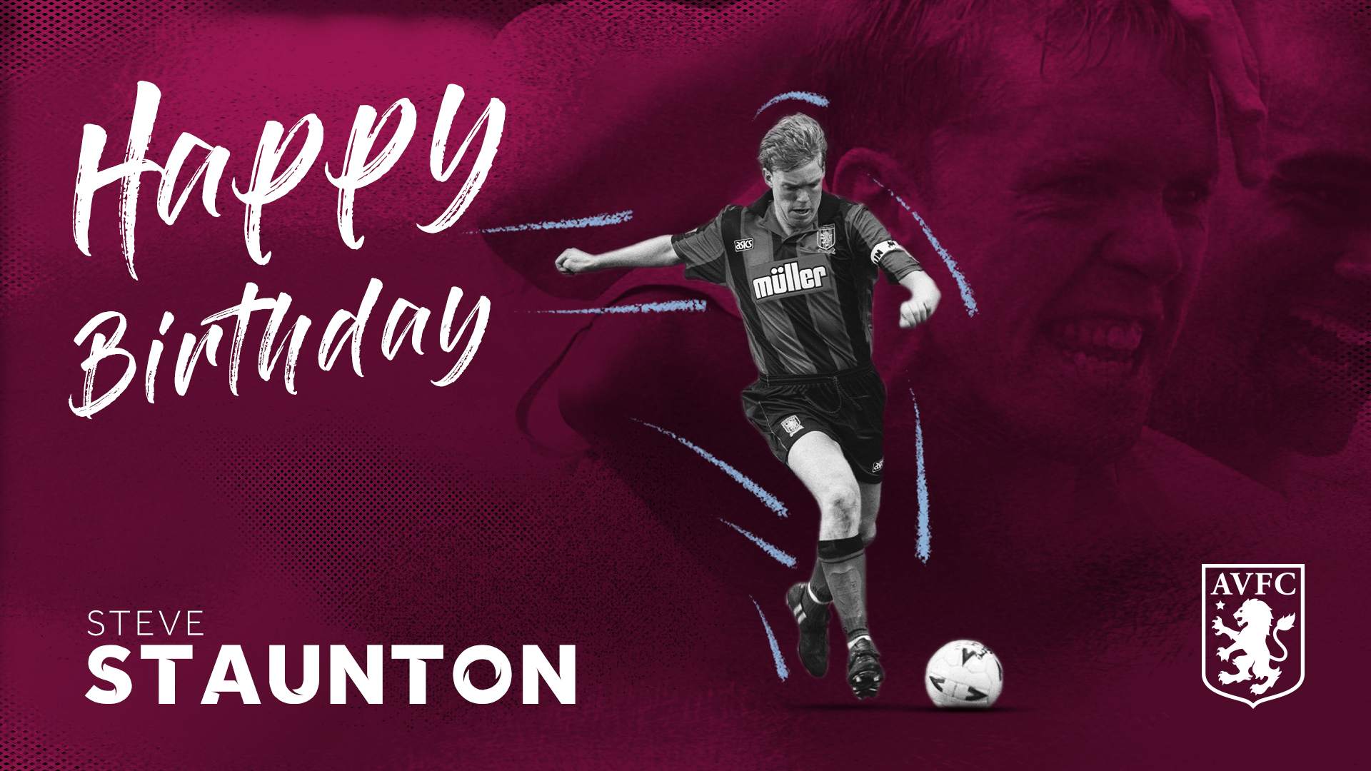  1994 League Cup 1996 League Cup

Happy birthday to our former defender, Steve Staunton!  