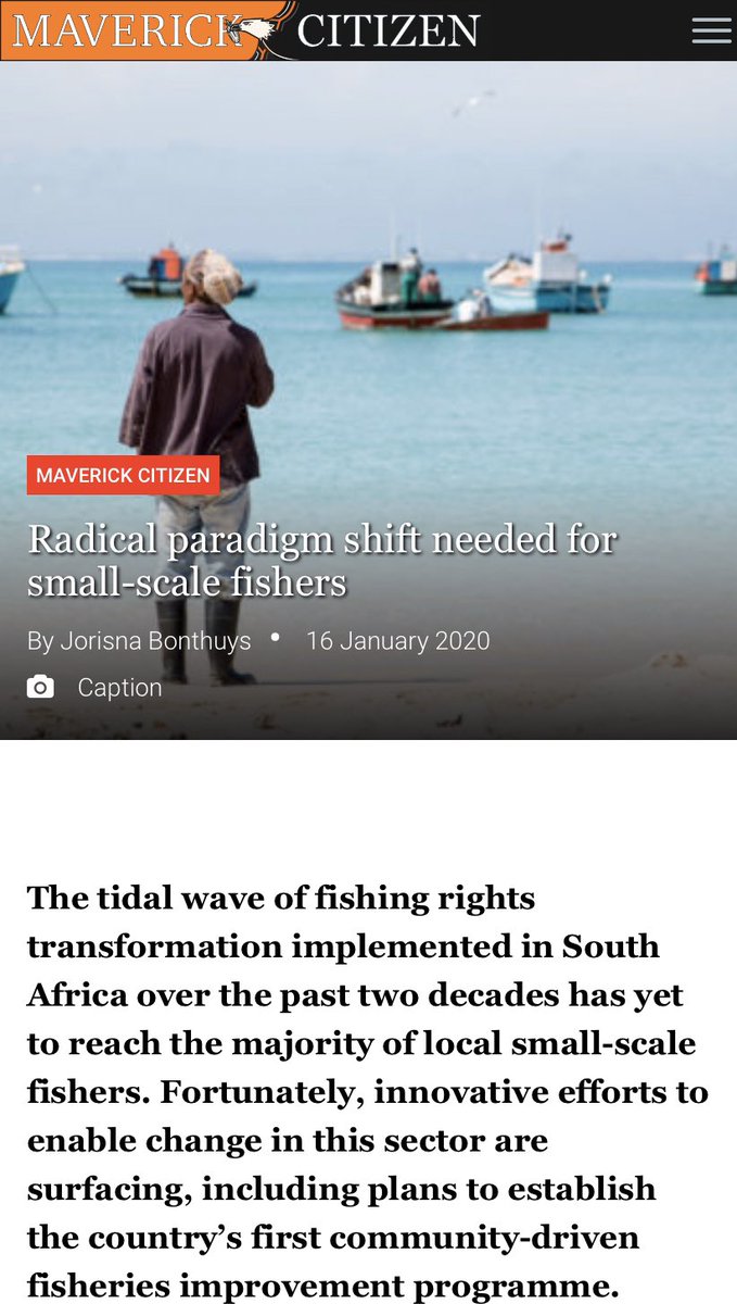 abalobi_app's tweet photo. #ICYMI This two-article series on our approach to driving change in #smallscalefisheries can be accessed via https://t.co/zk8PoxKvq8
#abalobi #fisheriesinnovation #fisheries #techforgood #socent #oceanoptimism #FIP #fisheriesimprovement #ICT4Fisheries #ICT4SSF #impinv @FAOfish https://t.co/5IYtNsXTCd