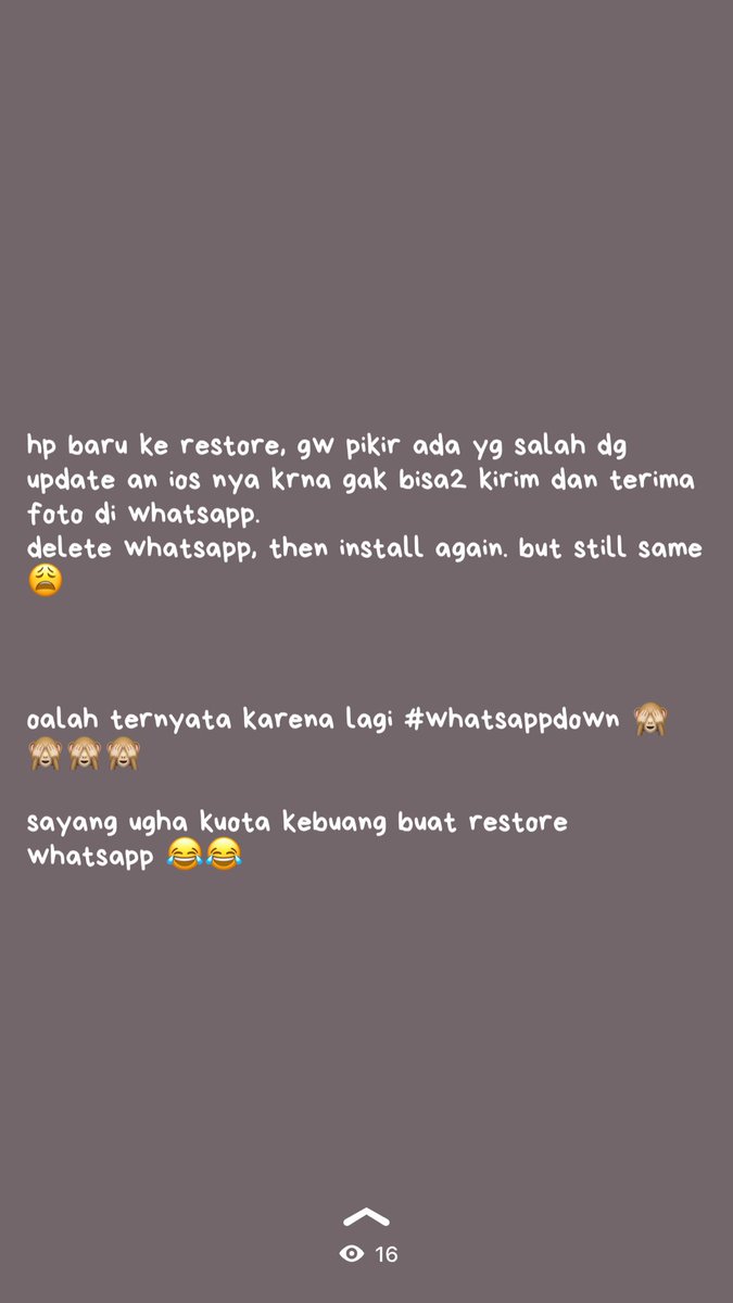 #WhatsAppDown