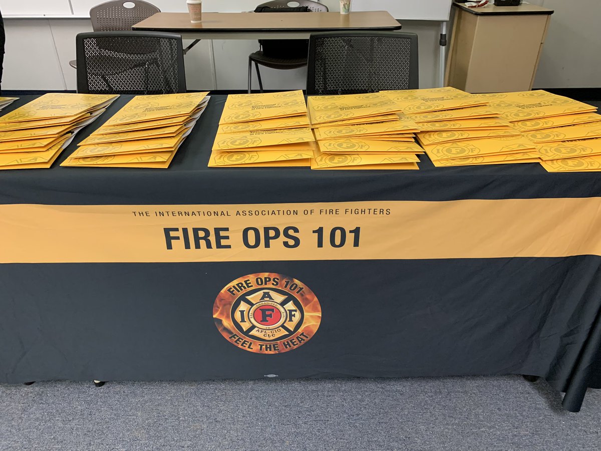 janieblume's tweet photo. #RT @IAFFNewsDesk: #ALTSHR20 kicks off with several pre-conference events today in Orlando, FL. First up Train the Trainer  #IAFF Fire Ops 101. https://t.co/BZ7eW71tQi