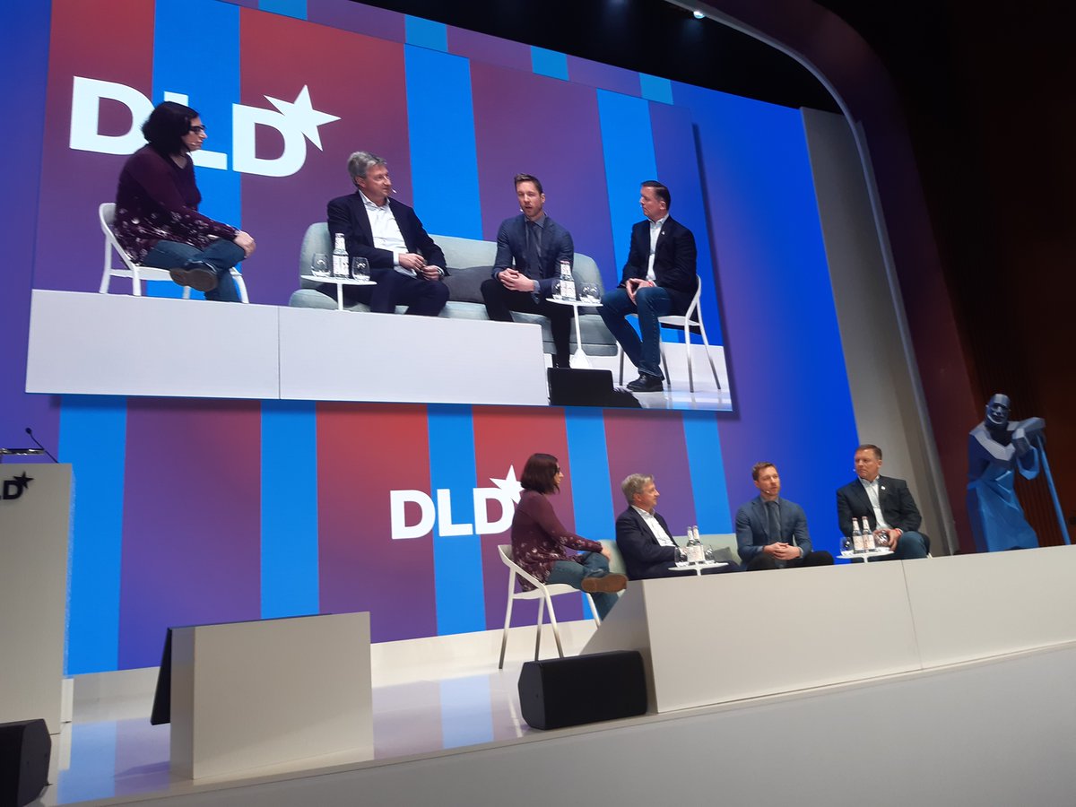 How can we increase trust in digitalisation and what does this mean for cybersecurity in our ever more connected world? The EU Agency for Cybersecurity’s @Le_passar debates with @inafried @Martenmickos & @AxelStepken at #DLD20