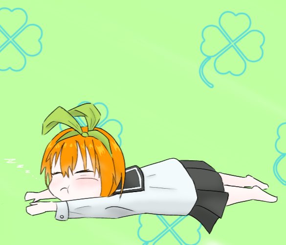 ピカック🅿️さんがTwitterに投稿した中野四葉(五等分の花嫁)のイラスト。
