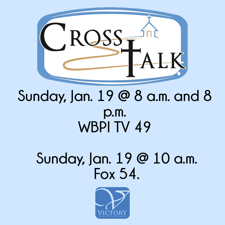 victorynaug's tweet photo. We are so honored to be featured on CrossTalk TV this morning! If you're headed to church early, set your DVR or watch later this evening on WBPI or Fox 54! We are excited to share how God is moving at Victory! https://t.co/eMdwtnAqkb