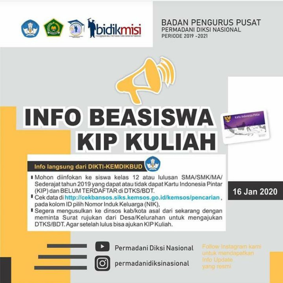 osissman13dpk's tweet photo. #InfoBeasiswa https://t.co/Gyx0QKUcMY