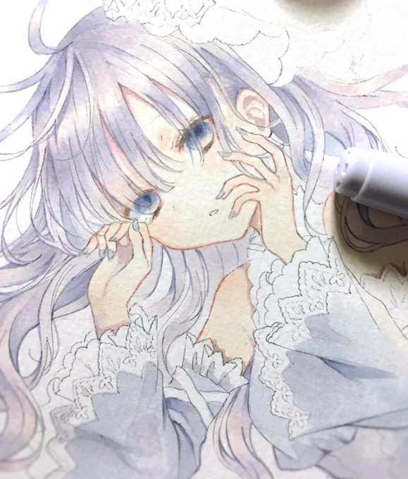 ゆっくり描いてます 