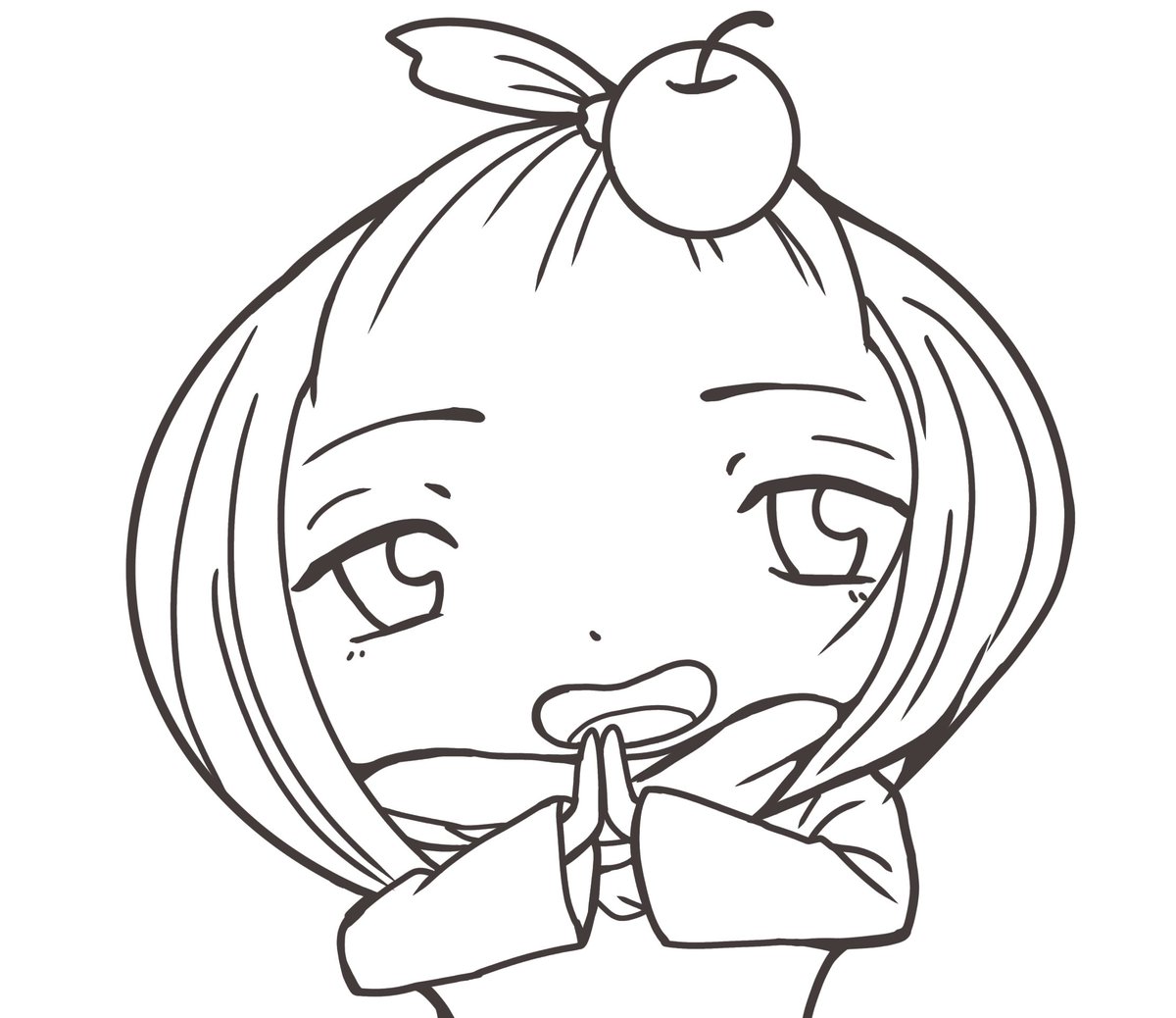 つよろん スマホの絵描き人 可愛い女の子 りんごちゃん Vthanks 可愛いと思ったらいいね 女の子イラスト りんごちゃん 創作イラスト