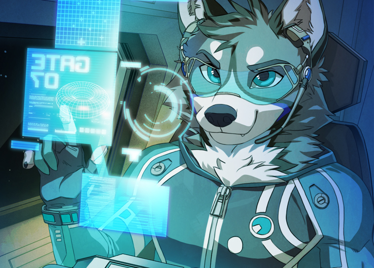 _melloque's tweet image. Commission preview! 🪐 TIM-ber-wolf on FurAffinity.