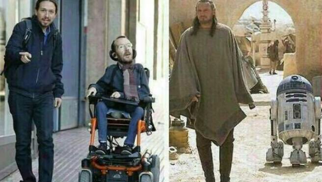 PabloIglesias's tweet photo. Menos mal que los jorbados no generamos tanto gasto como tú @pnique 😉 https://t.co/wdpgmeZvly