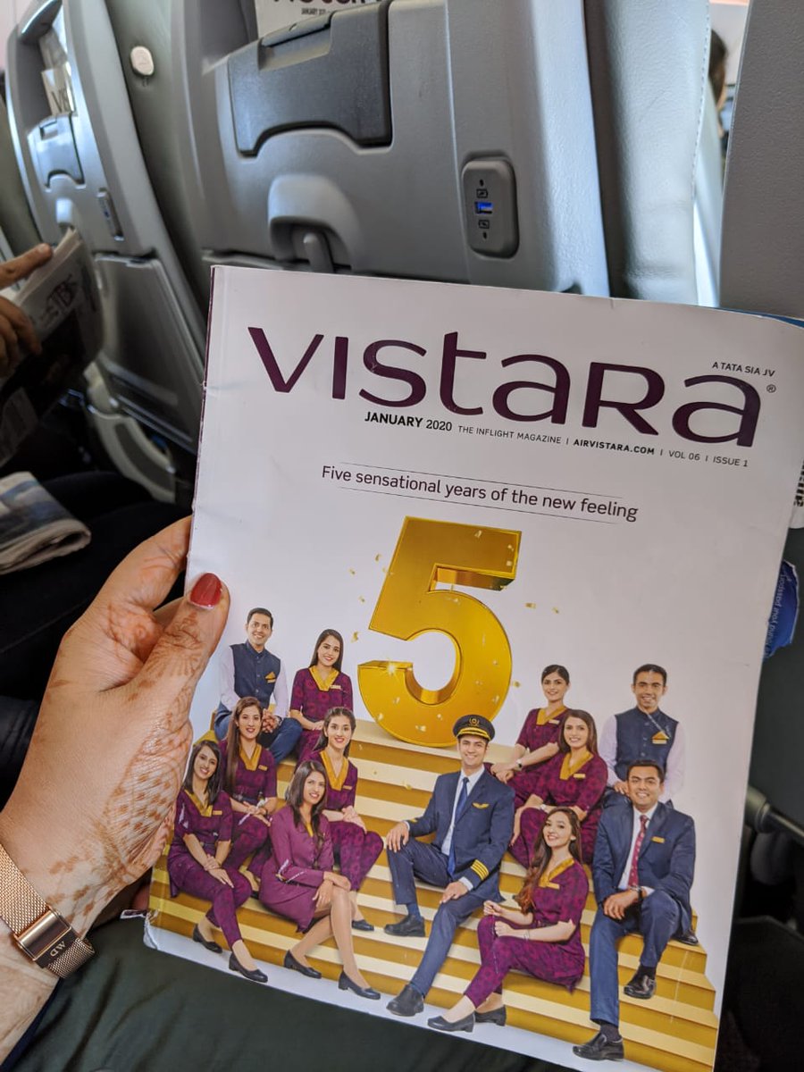 Thank you @airvistara for yet another wonderful flight. Also, congratulations on the five years! 😀
#TheReluctantTraveller