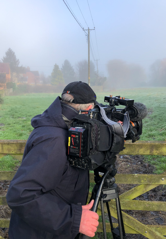 This is Ian the camera man doing a piece on what will be our community orchard and much more. The Piece on tonight's Midlands today will be very short, but it is still great to get additional coverage for our community project