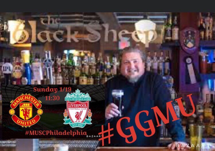 NBCPubPass's tweet photo. The Premier League Mornings Live is coming to  Philadelphia this spring! Today, we visit @BlackSheepPubPA to watch @ManUtd v. @LFC with @MUFCPhilly‼️#BetterTogether #MySupportersPub https://t.co/6C6QKlrp03