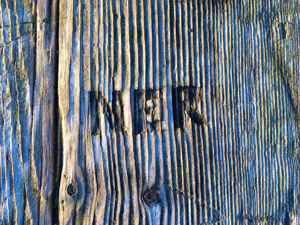 thegreybill's tweet photo. Found carved into a bench with a view in North-Bavaria, Germany. @newedenreport #tweetfleet https://t.co/sAQ2PsyWC4