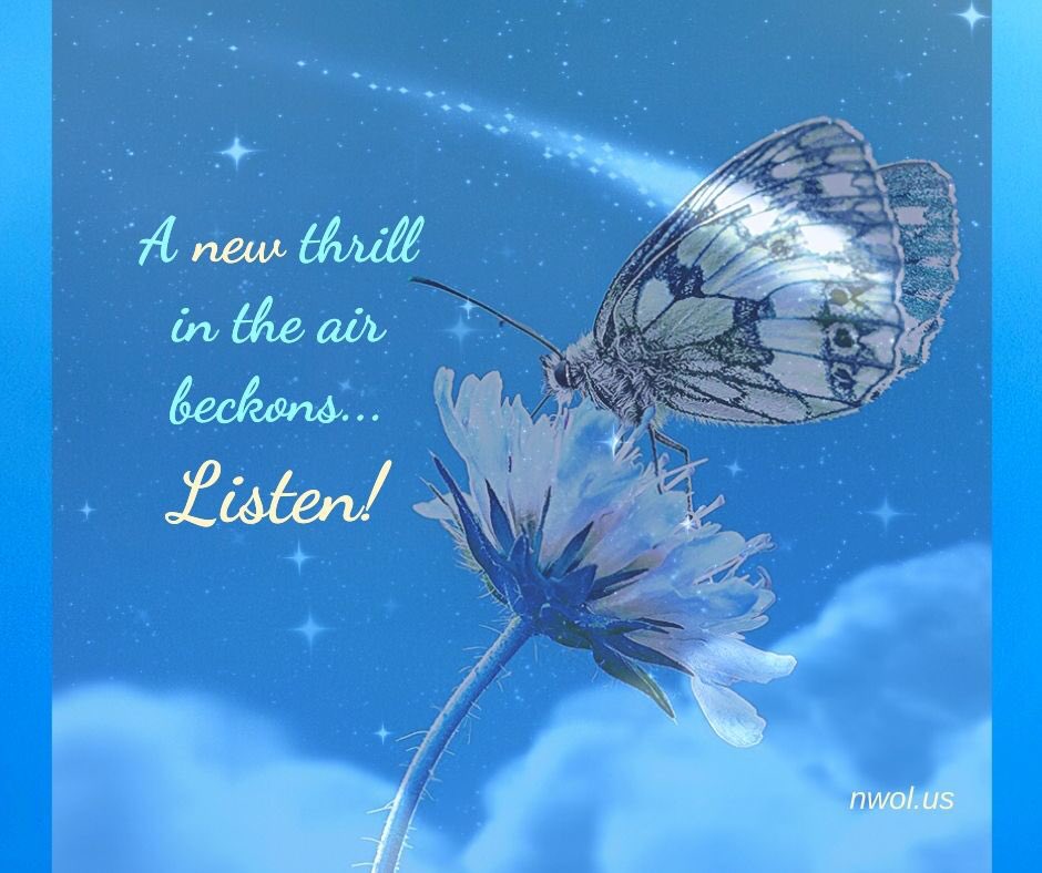 NewWavesofLight's tweet photo. A new thrill in the air beckons.....as 2020 begins new chapters and new cycles.....✨✨✨
#Thrill #Listen #NewChapter #NewCycles #NewBeginnings #Soul #NewWavesOfLight https://t.co/TD2we5RyDp