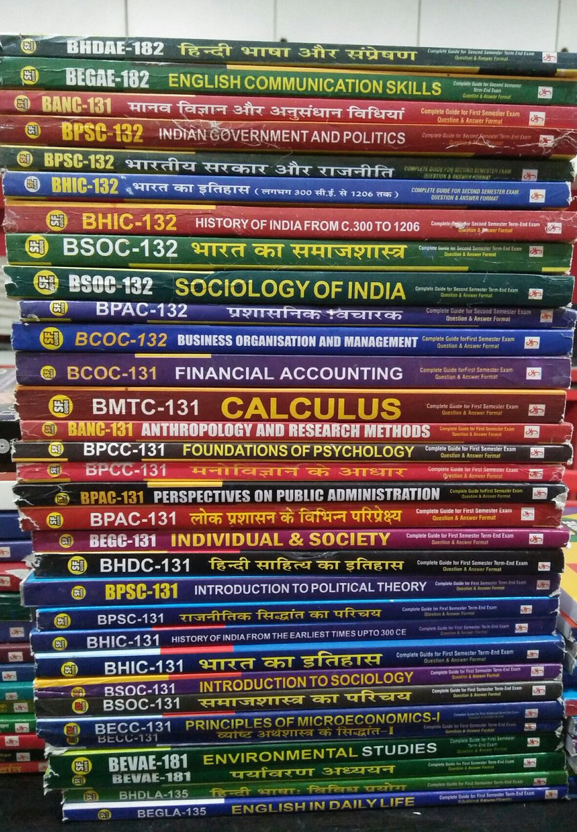 krmanish79's tweet photo. Namaskar ! Straight Forward Publishers Pvt Ltd, Delhi have already published 34 titles of #IGNOU New Syllabus (#CBCS) Core Course (CC), AECC, DSE, SEC, GE Help books for  #IGNOU #BAG, #BCOMG, #BSCG learners. Follow us on facebook at https://t.co/63RlHUy1hL 
#IgnouHelpBooks https://t.co/Jf84U72wav