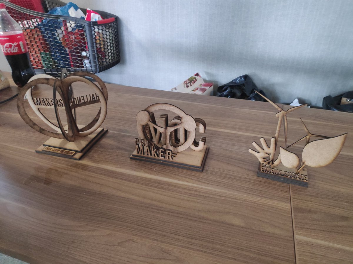 PosoccoN's tweet photo. Des magnifiques trophées cette année
#WeMOC https://t.co/gbEVphZF0N