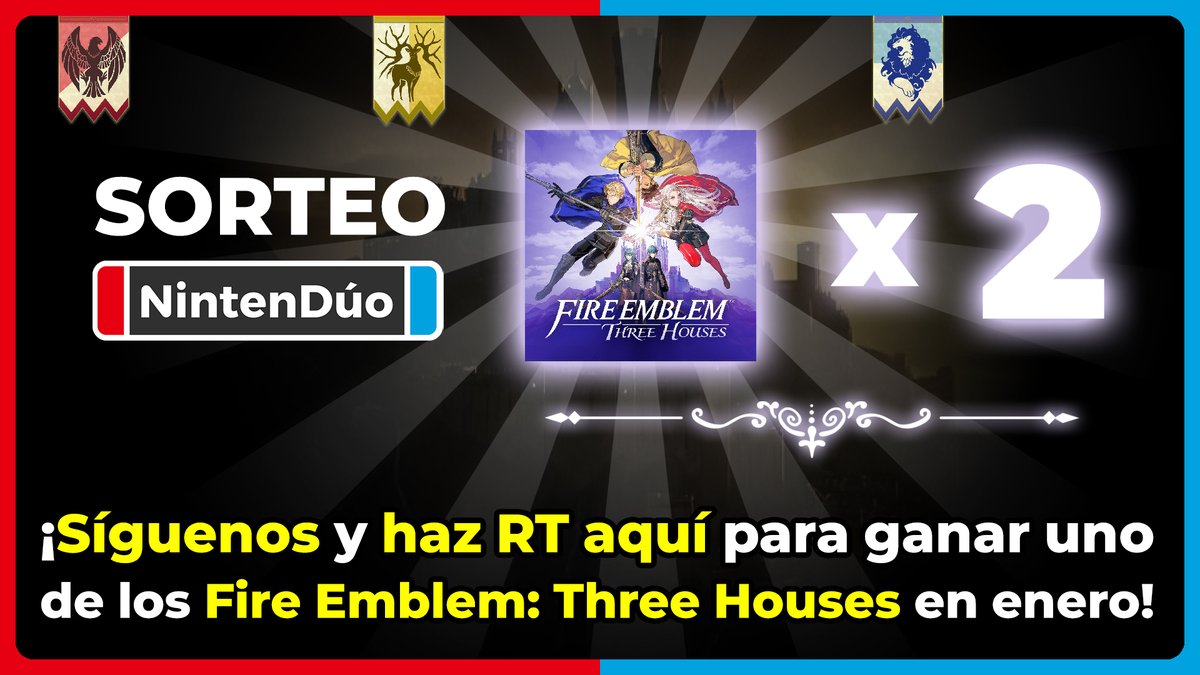 Nintenduo's tweet photo. 🔥🐺 ¡Sorteamos 2 FIRE EMBLEM: THREE HOUSES para Nintendo Switch! 🐺🔥

✅ Síguenos en @Nintenduo
✅ Haz Retweet a este Tweet 

Puede participar gente de todo el mundo. Podéis hacerlo también en nuestro Instagram para tener más posibilidades. ¡Mucha suerte! https://t.co/bn8QnAfPAT