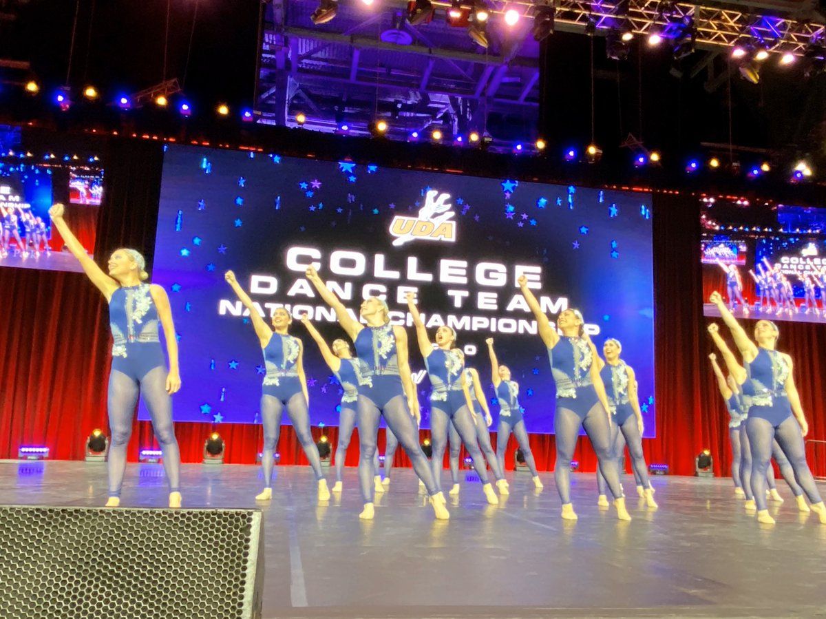 UDAnews's tweet photo. Good morning and welcome to FINAL DAY. First to take the floor in D1A Jazz- @PSULionettes #UDAnationals https://t.co/e0JBPrmNxu