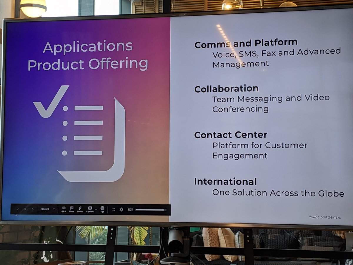 I believe <a href="/Vonage/">Vonage</a> has the broadest Enterprise Communications portfolio #Ucaas #cpaas #ccaas #vcaas #TeamChat #VBC Great roadmap