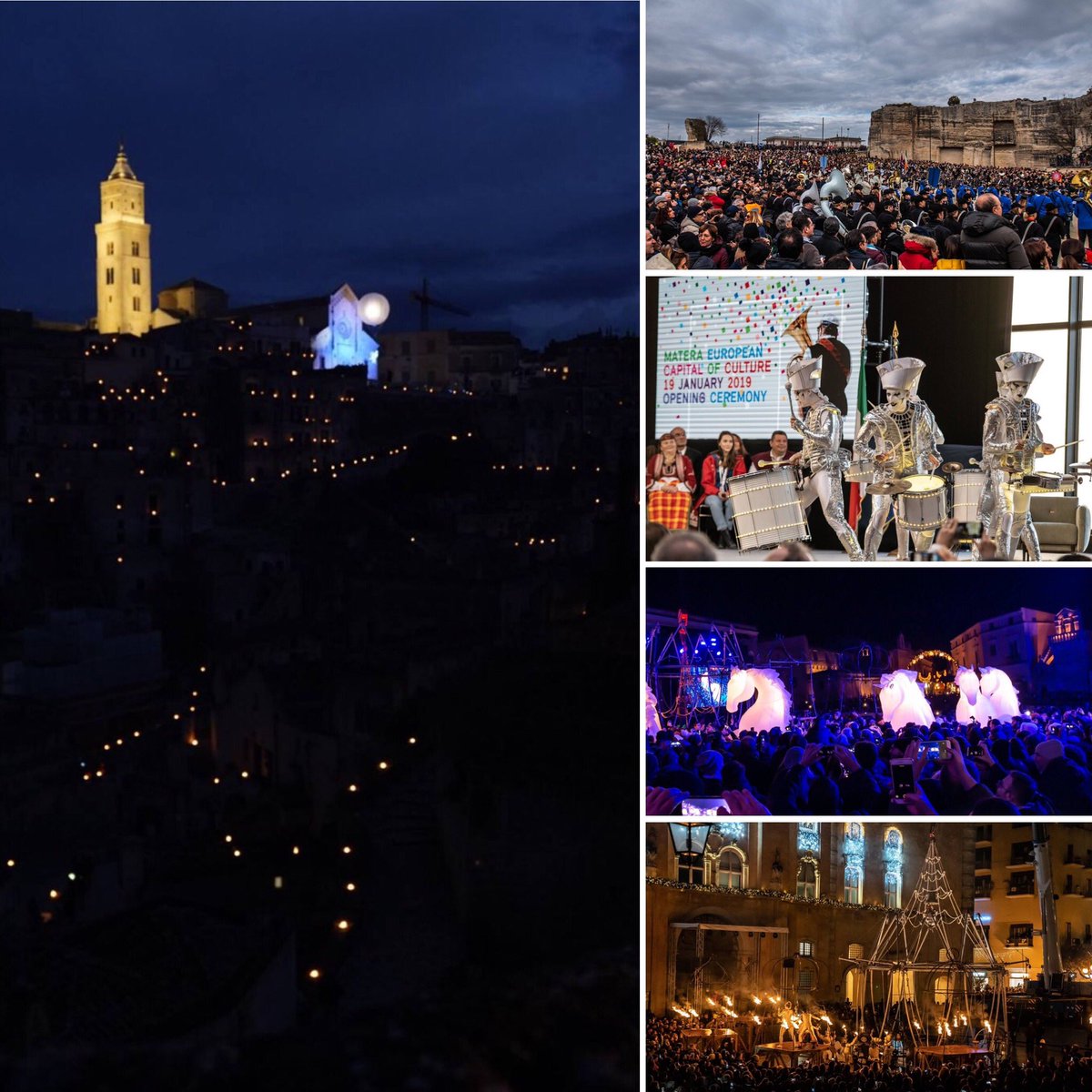 19 gennaio 2019, una giornata indimenticabile!
L'inizio di un anno ricco di momenti straordinari da ricordare! #OpenFuture #Matera2019 #ECoC #greatmemories