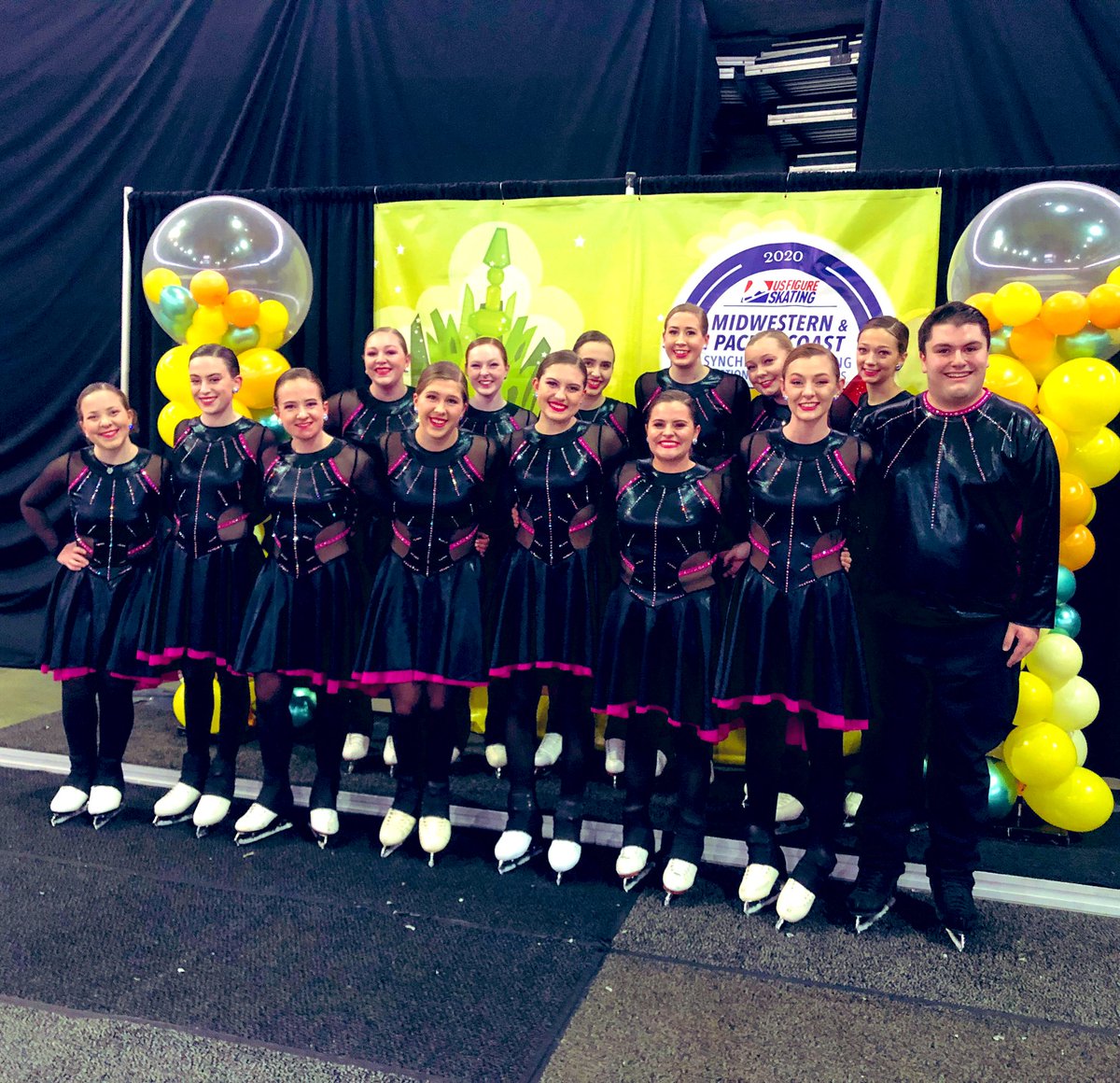 TrineSkating's tweet photo. Collegiate is headed to nationals! 💕While we didn’t have the complete performance we have been working on we are proud of the improvement to our technical score and are eager to keep working towards getting more of our elements called 💙⚡️ #rhodetonationals2020 https://t.co/C7h7FEZGqa