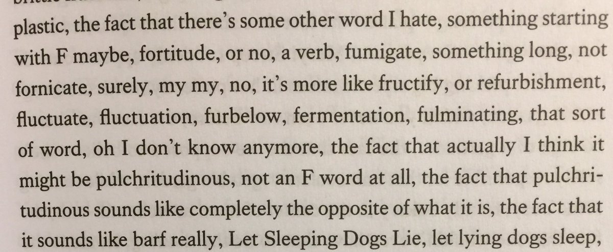 SwallowsUncaged's tweet photo. Today’s #Sundaysentence is about F words - a shred of an 800-page long sentence in #DucksNewburyport by the brilliant #LucyEllman @FictionAtelier. A riveting amalgam of thoughts, sensations and linguistics. #amreading #readwomen https://t.co/PN73Wb9yTW