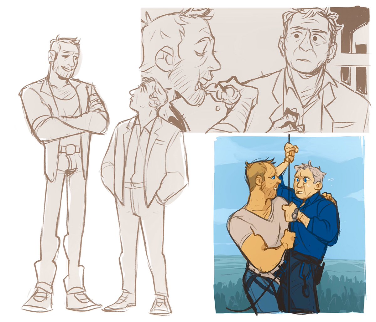 äähmm, Carl und Markus ?? #DieDraufgänger #dozerdraws 