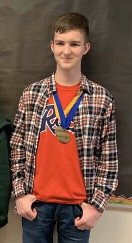 hatfieldcoleman's tweet photo. Not gonna lie..I don’t brag on this kiddo enough. SOO proud of Corey...he just rolls in and does his thing-District Champ in Social Studies (8th in state!😳) , 3rd language arts, and Quick Recall champs! District Champs! #brainpower 🤓#statetop10 #DistrictChamps https://t.co/pUHorCopjM
