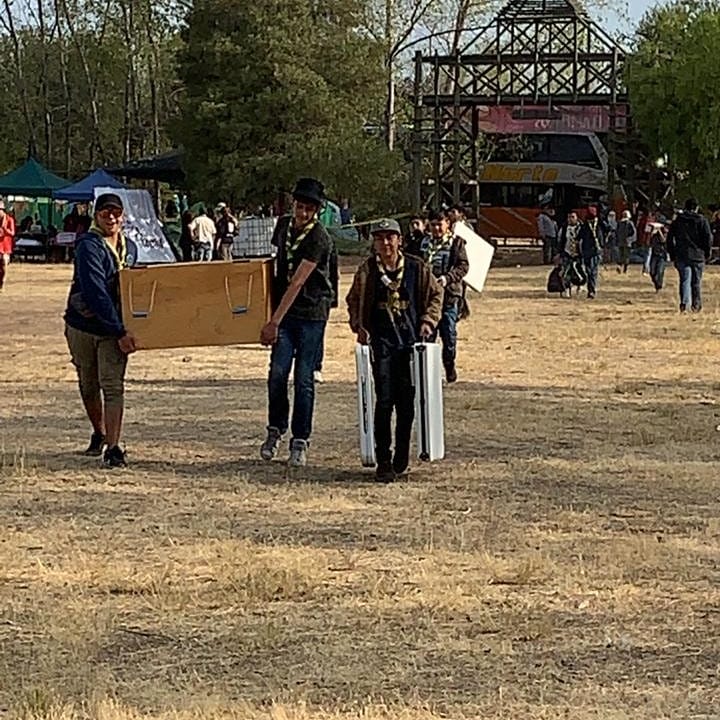 ScoutGuayacan's tweet photo. Scout Guayacan en pleno proceso de instalación en el Jamboree 2020 Picarquin #seSimple #seScout #SoydelGuayacan https://t.co/op0buwxlSK